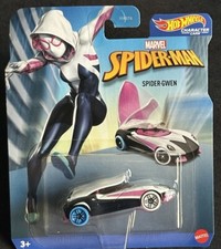 Hot Wheels Character Cars Marvel Spider-Man Spider-Gwen Brand New