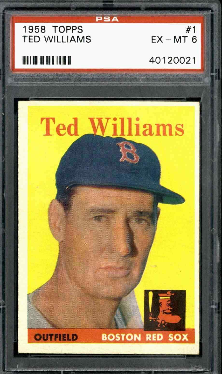 1958 Topps #1 Ted Williams - PSA 6