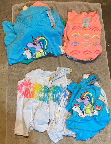 13x Cat & Jack Girls tank tops - S, M, L , XL, NEW w/ Tags. Target Shirts NWT