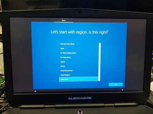 Alienware17R3 17"FHD i7-6820HK@2,70Ghz 32 Go RAM 256 Go Win10 Intel Skylake