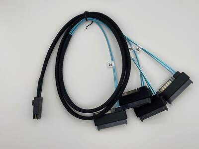 SFF-8087 to 4x SAS SFF-8482 1m