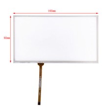 6.95" 165 92mm 4 Wire Resistive Touch Screen Glass Panel Digitizer 165x92mm