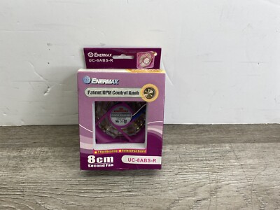 UC-8ABS-R Enermax Adjustable Speed Fan  - 8CM - Brand New!
