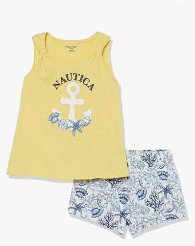 NAUTICA GIRLS “ Ocean Vibes” 2 Piece Set /Size 6 - Picture 2 of 4