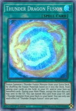 *** THUNDER DRAGON FUSION *** SUPER RARE MINT/NM MP19-EN199 YUGIOH!