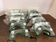 Uline Chemical Splash Safety Goggles Z87 CSA Z94.3-15 Green Lot Of 10