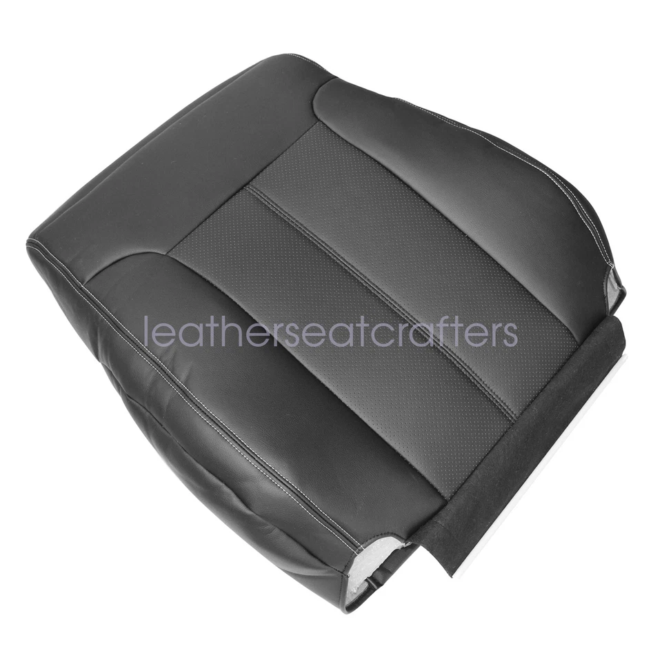 Cubierta de asiento de cuero negra apta para Ford F450 F550 Super Duty 2011-2016 Foto 3 de 4