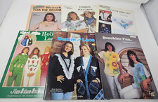 Lot of 6 Vintage 1990's Fabric Painting Decorating Craft Pattern Books