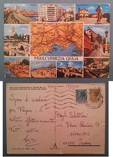 Friuli Venezia Giulia - Carta Automobilistica - Vedute 1977