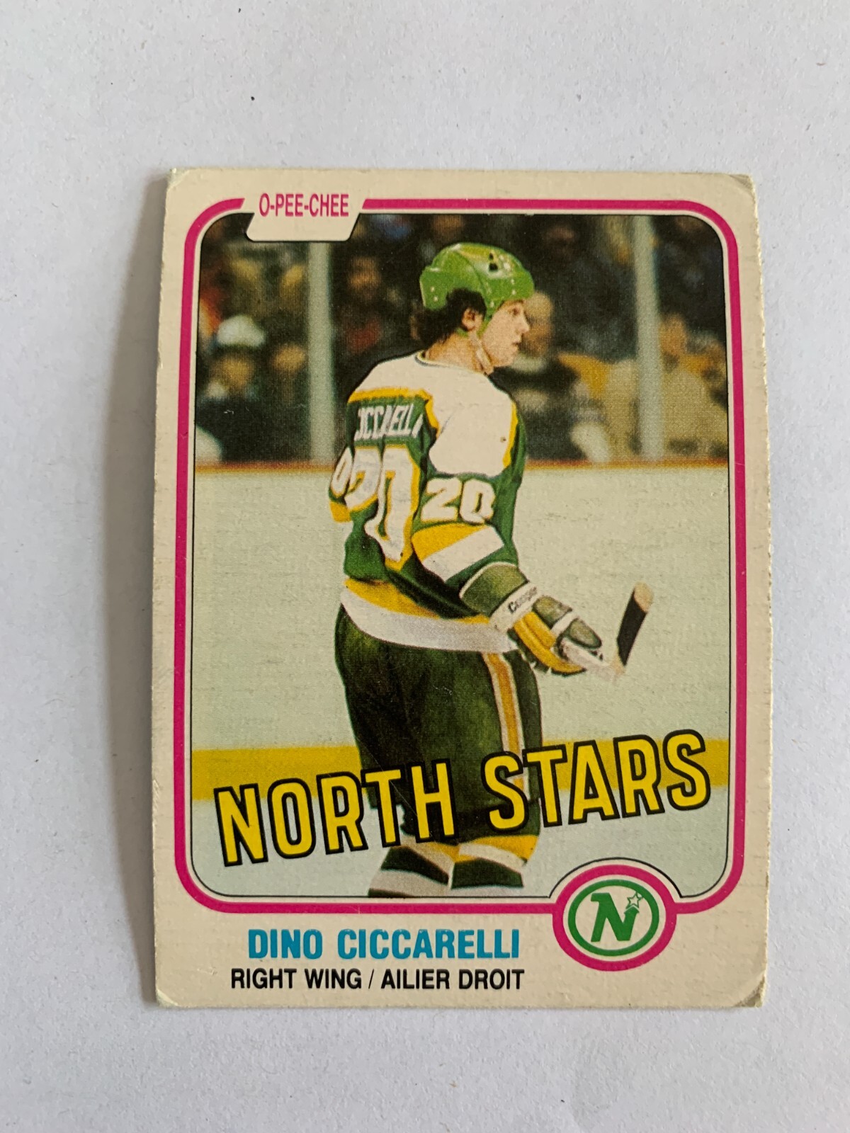 1981-82 O-Pee-Chee #161 Dino Ciccarelli RC Minnesota North Stars - VINTAGE (v3)