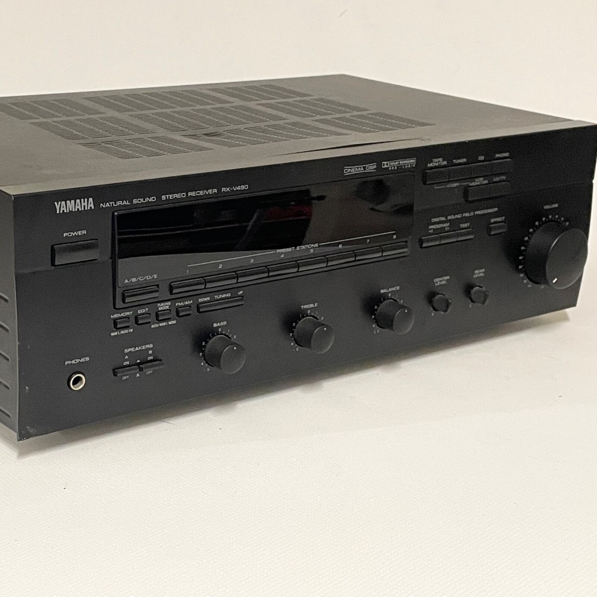 High Quality Yamaha RX-V490 Stereo Amplifier/Receiver w Phono