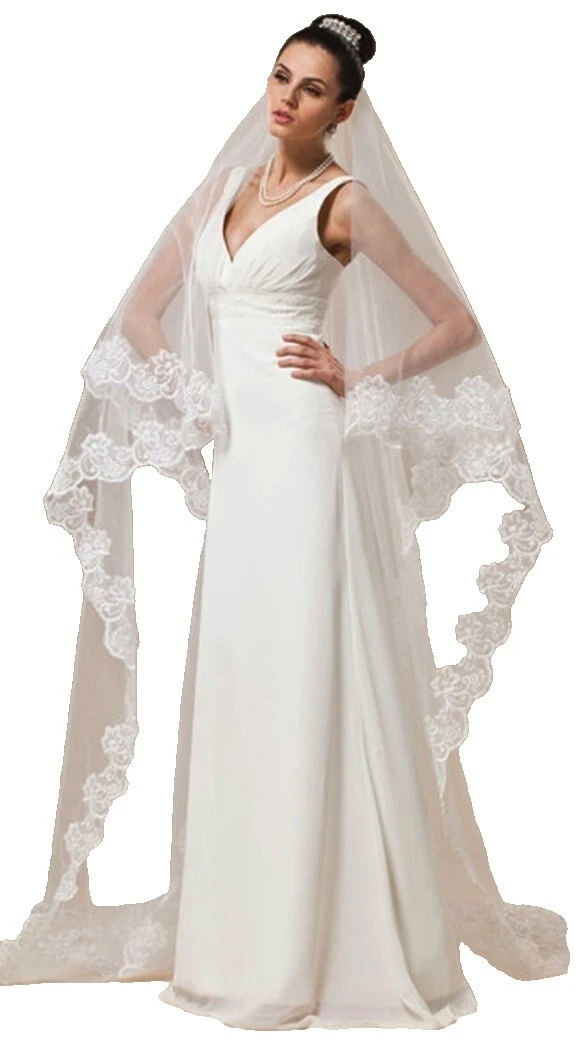 Net Bridal Veils Rodilla