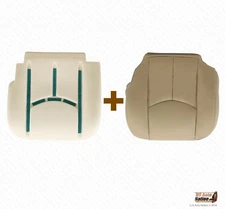 2003 - 2006 Chevy Tahoe-Suburban Driver Bottom Vinyl Cover and Foam Cushion Tan