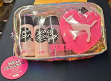 Victoria  s Secret PINK Glow Coconuts Oil Body Care Travel Pack NEW