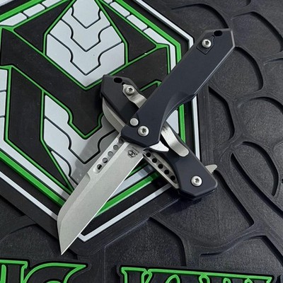 Heretic Knives Jinn Manual Battleworn with Black Chassis MagnaCut H213-5A