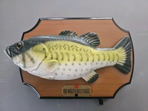 Gemmy Big Mouth Billy Bass - Poisson Chantant Vintage 1999 - Pour Pièces Détachées / Réparation