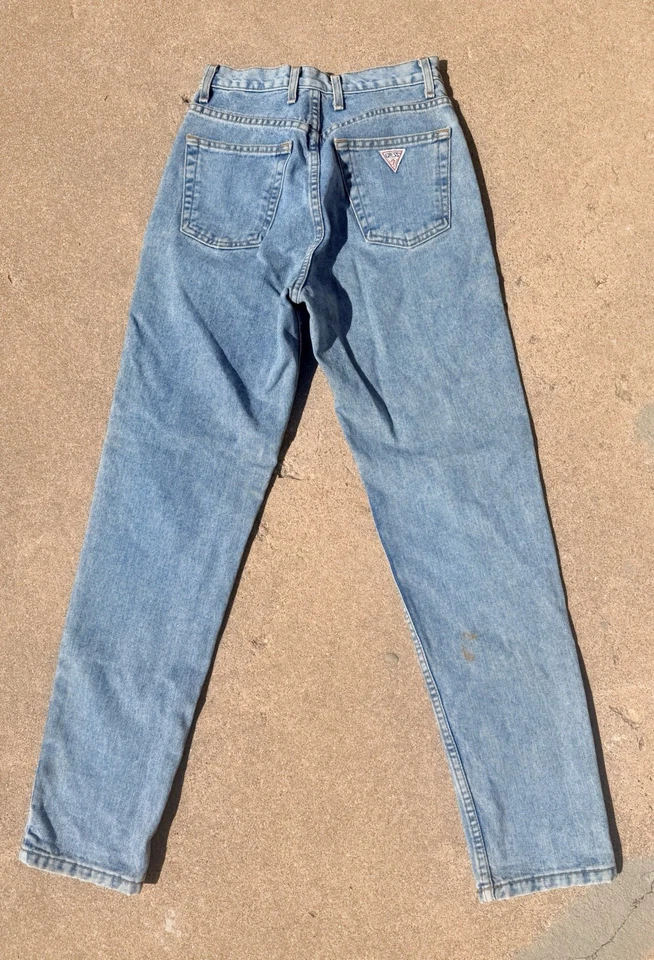 Jeans Guess Vintage Hechos en EE. UU. 1050RG Cintura Alta Mamá Jeans Talla 26x29 Foto 4 de 4