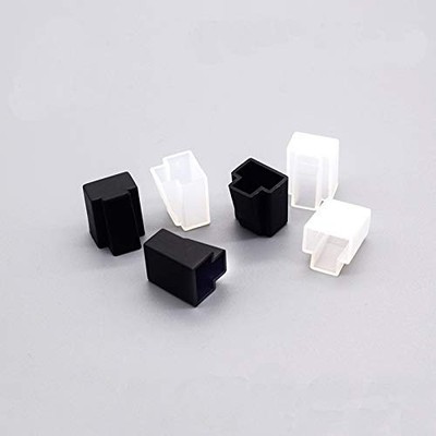 50 Pack RJ45 Connectors Dust Cover Protector Ethernet Cable Plug Protective... 
