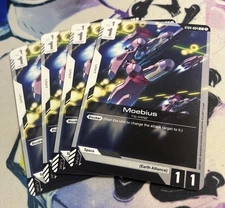Moebius - ST04-004 NM - Gundam TCG Card Game Playset Of 4