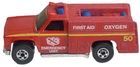 VINTAGE 1977 HOT WHEELS FLYING COLORS BLACKWALL #7650 EMERGENCY SQUAD HONG KONG