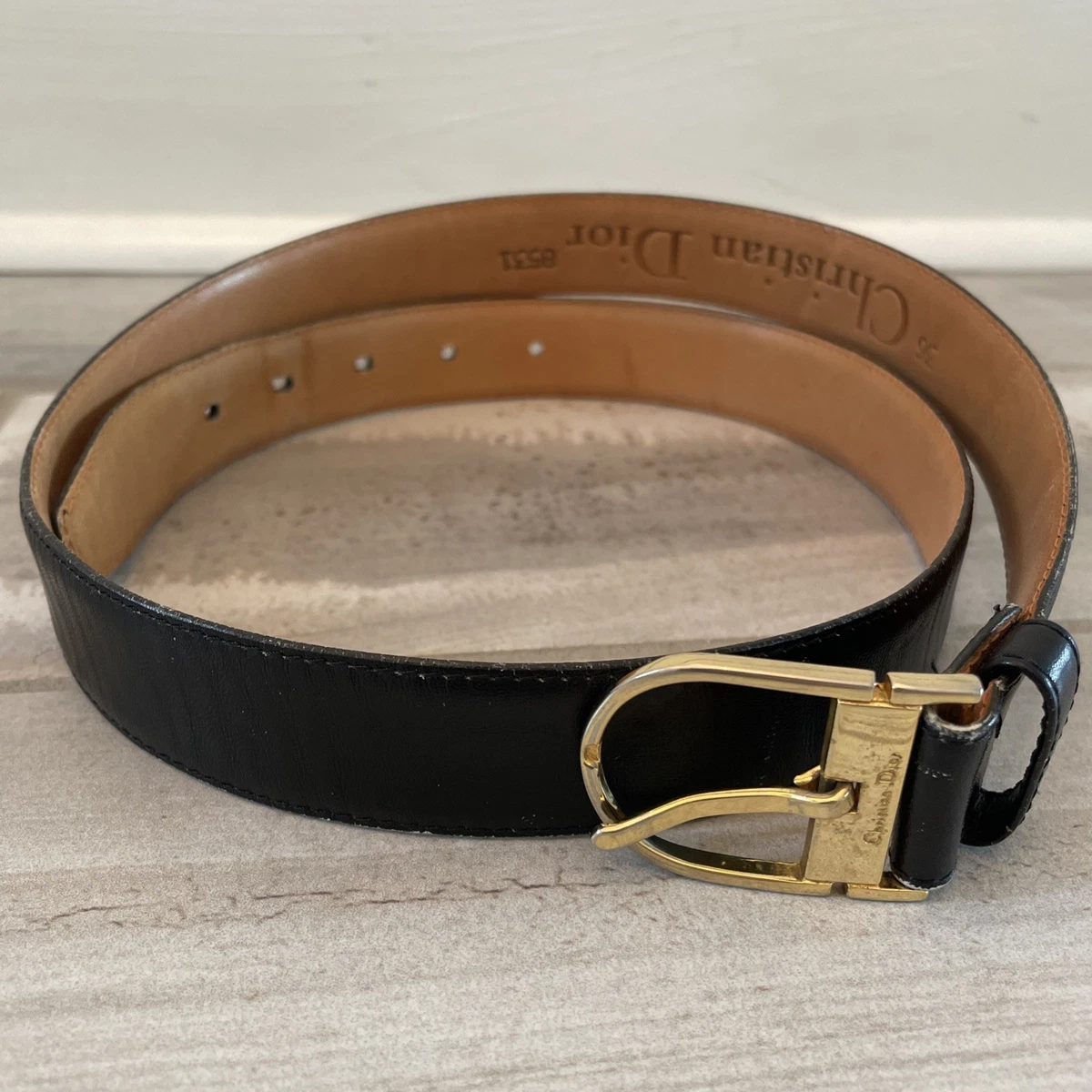 Dior Black Belts for Men for sale | eBay