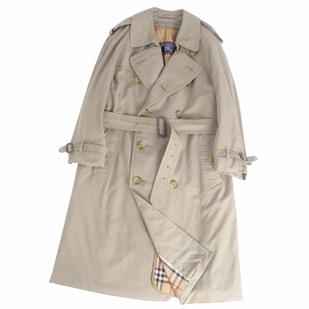 Burberry Vintage Burberrys Cappotto Trench con Fodera Check Back Usato0
