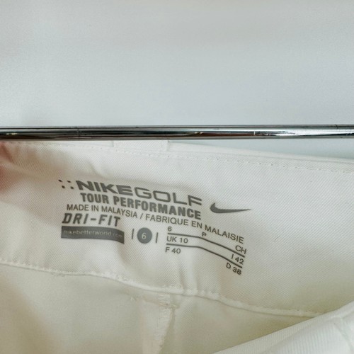 Nike Golf Damen Tour Performance Dri-Fit weiß Skort Taschen Activewear Größe 6 - Bild 3 von 8
