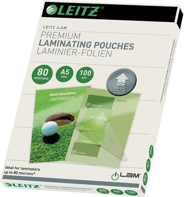 1-10x LEITZ Laminierfolientasche iLAM, DIN A5, glänzend, 160 mic BIS 48% RABATT