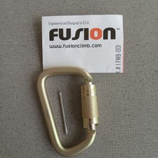 Tacoma Steel High Strength Auto Lock Modified D Shaped Steel Carabiner Steel
