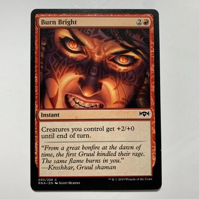 Burn Bright - 093/259 - Ravnica Allegiance - Magic: The Gathering