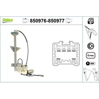 1X Fensterheber Valeo 850976 Passend FüR