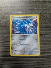 Alolan Sandslash SM127 Sun & Moon Black Star Promo Holo Pokemon Card NM