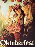 Holzschild 40X30 Cm Pin Up Oktoberfest Frau Mit Bier Deko Geschenk Holz Schild