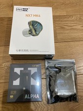 ONIX Alpha Portable DAC Amplifier  Earphone Set New Unused Japan TB00 1.5