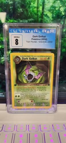 Dark Golbat (1st Edition) graded CGC 8 for sale on eBay