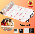 Heizmatten Set 160 W Elektrische Fußbodenheizung für Fliesen Naturstein Teppich