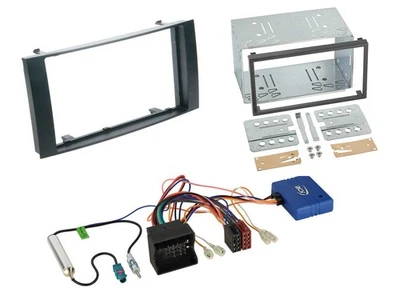 Radioeinbauset CAN-Bus Doppel DIN Autoradio für VW Touareg Caravelle T5 03-10 sc - Bild 1 von 4