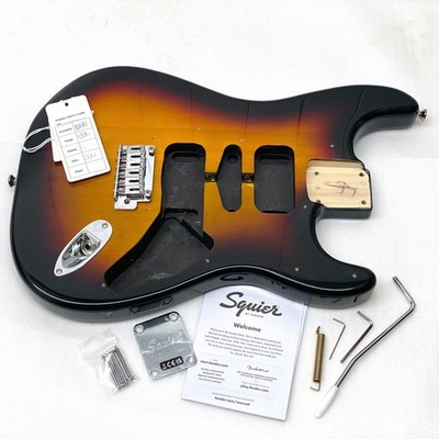 Genuine Fender Squier Affinity 2-Pt TREMOLO STRAT BODY 3-Tone Sunburst Guitar