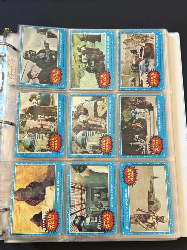 Star Wars Topps Karten Sets Serie 1-3 Komplett & 1. Serie Sticker - Bild 3 von 4