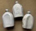 Original WWI WW1 U.S. Army Military Canteen w/Cap Maker Stamped Lot of 3