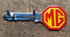 MG Octagon KEY HOLDER  HOOKS sign Garage MGB MGC MIDGET Magnette