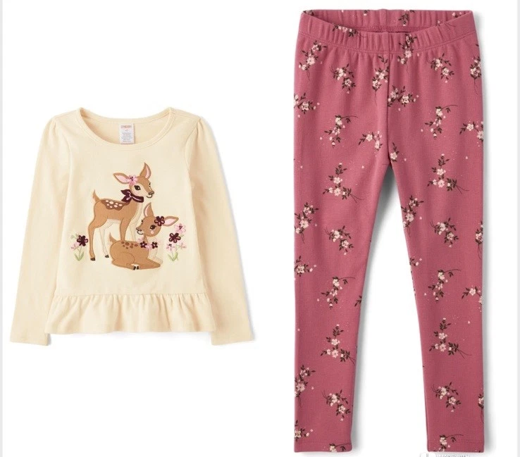 Gymboree Girl 18-24 Months Dear Top Floral Leggings New