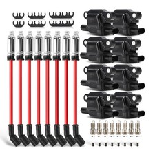 Confezione Bobine Accensione UF413 e Candele Doppie Iridio e Candela 10,2MM Wi...