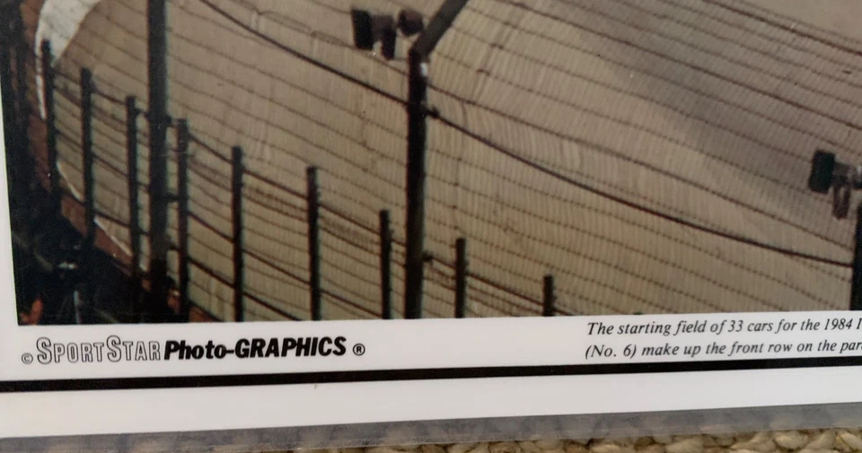 Rick Mears PHOTO-GRAPHICS SPORTSTARS production 20x16" Proof photo & print - Image 3 of 4