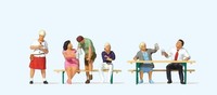 Preiser 10700 Im Biergarten (1) 1:87 / H0