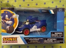 Sonic The Hedgehog Blue All Stars Racing Pull Back Kart Racer New Box toy car RS
