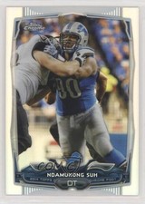 2014 Topps Chrome Refractor Ndamukong Suh #38 0l2