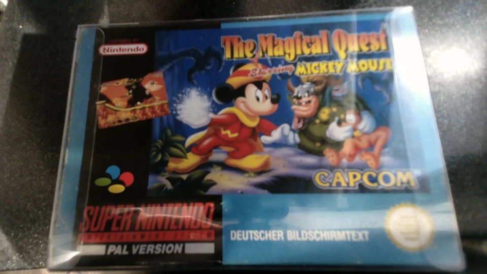 SNES Super Nintendo Capcom The Magical Quest Starring Mickey Mouse mit OVP - Bild 1 von 1