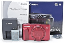 Canon PowerShot SX720 HS Compact Digital Camera 20.3MP Red w/Box Top MINT 