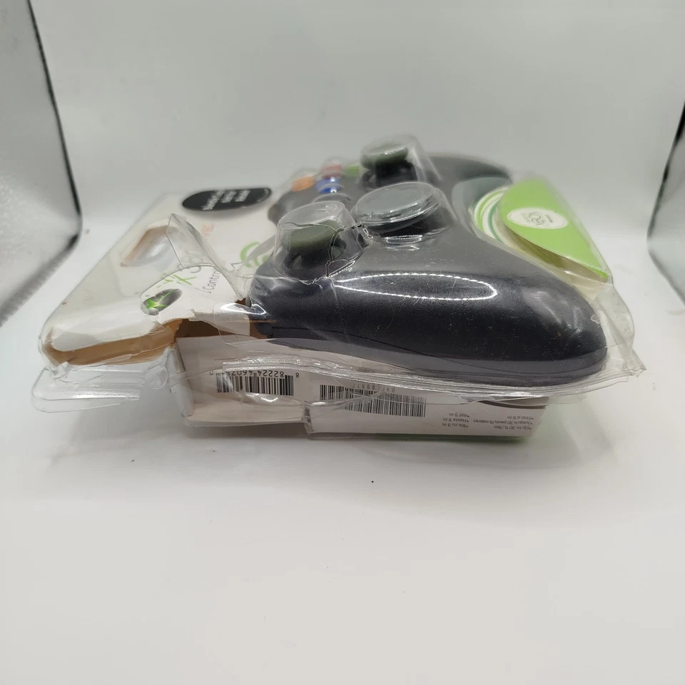 New Controller Wireless per Microsoft XBOX 360 Live nero Sealed Sigillato bundle - Immagine 4 di 4